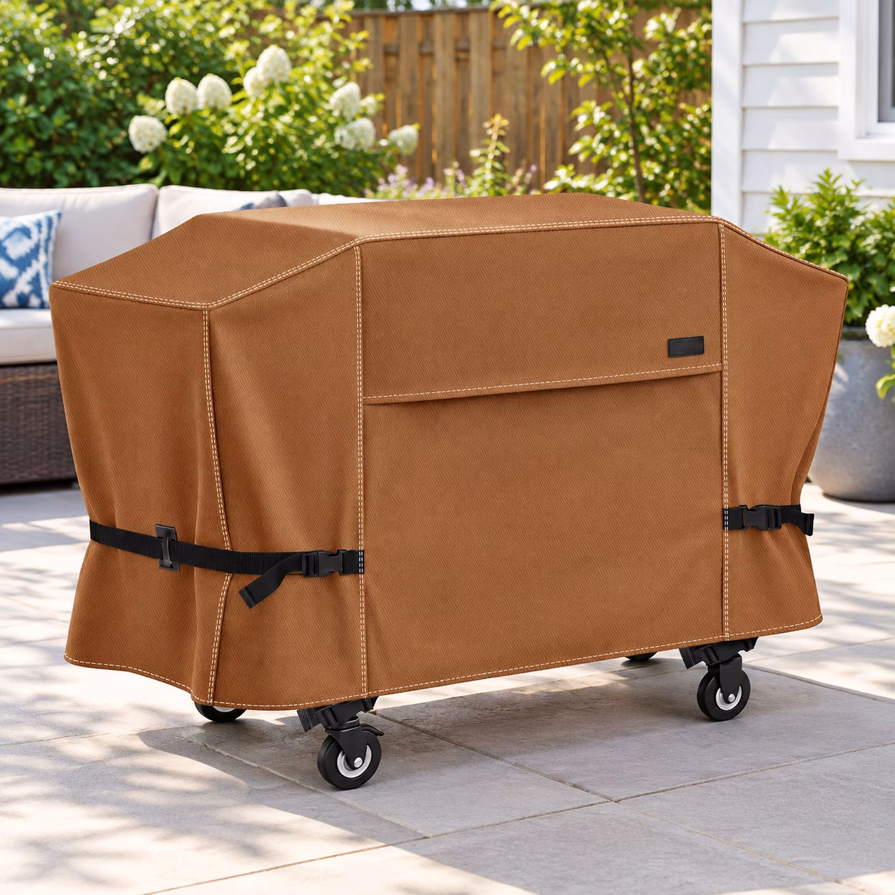 Griddle Cover For Blackstone 28 Inch Waterproof Heavy Duty 2er Flat Top Gas Grill 28" Cooking Station Camping Brown