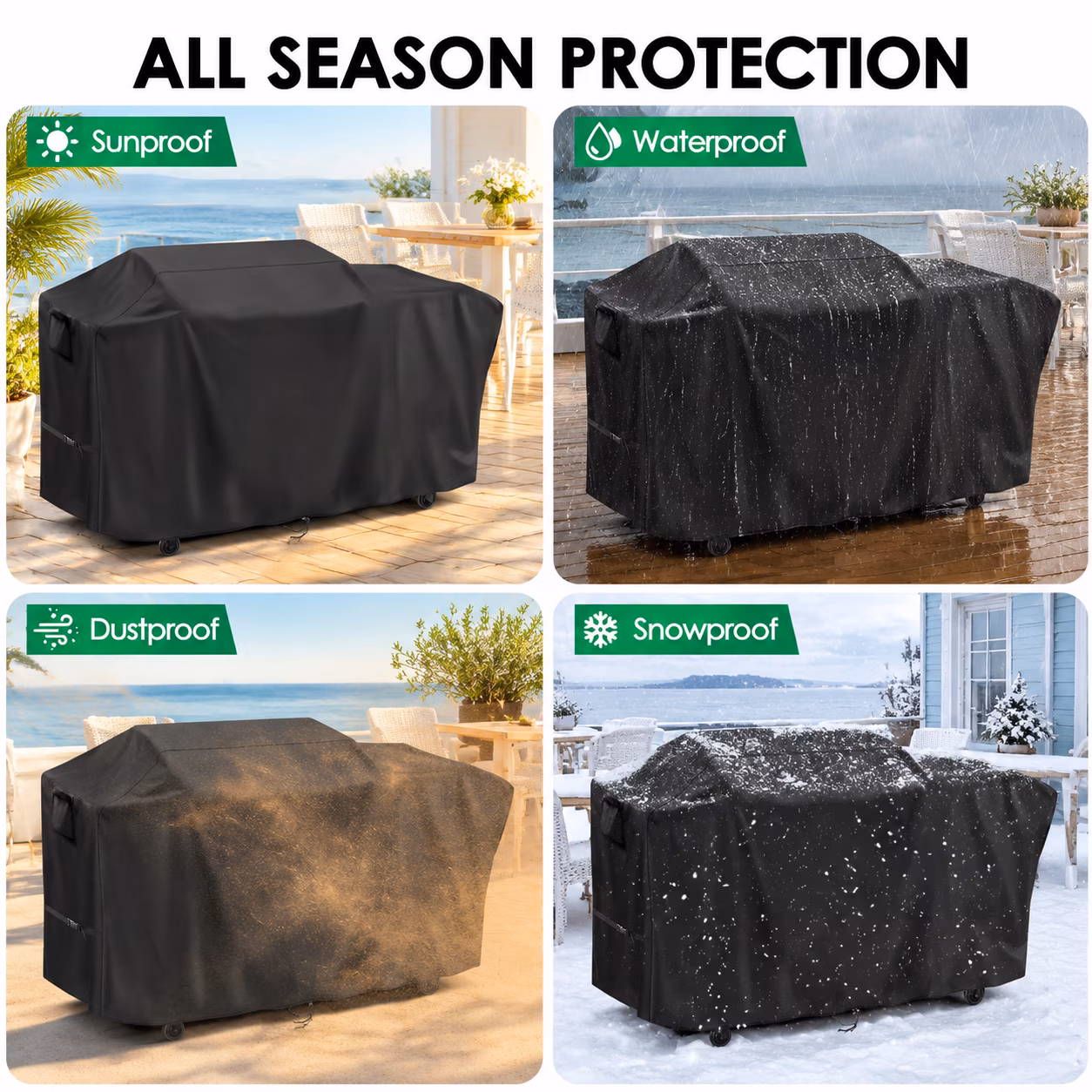 Grill Cover For Blackstone 22" Xl Griddle Pelletbo - Image 3