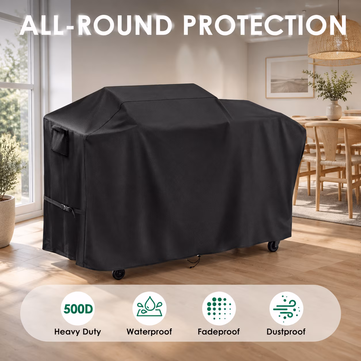 Grill Cover For Blackstone 22" Xl Griddle Pelletbo - Image 4
