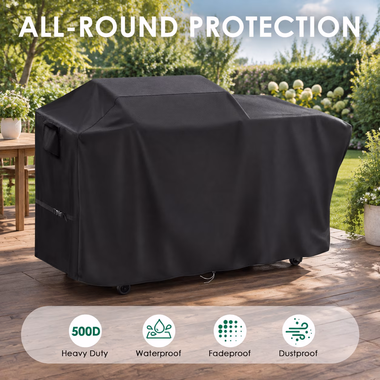 Grill Cover For Blackstone 22" Xl Griddle Pelletbo - Image 3