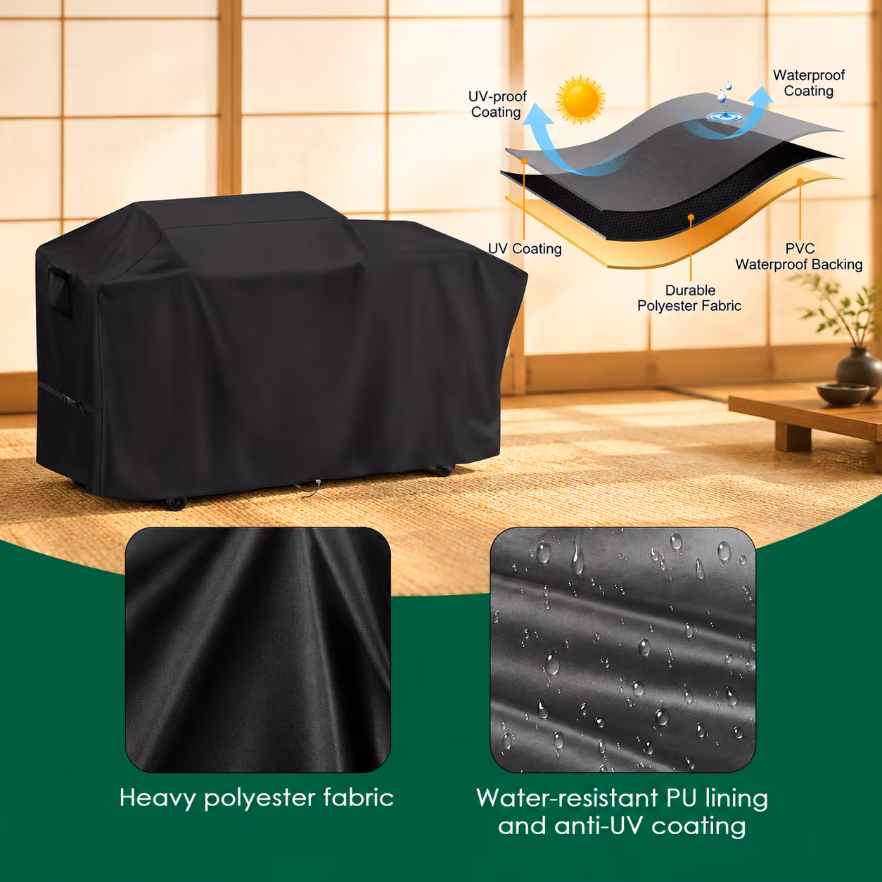 Grill Cover For Blackstone 22" Xl Griddle Pelletbo - Image 5