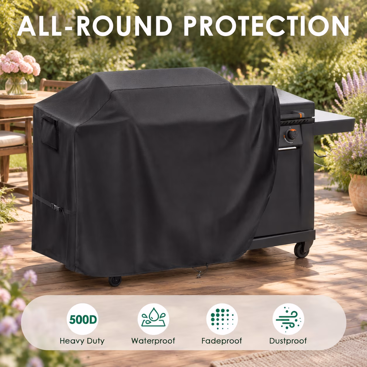 Grill Cover For Blackstone 22" Xl Griddle Pelletbo - Image 3