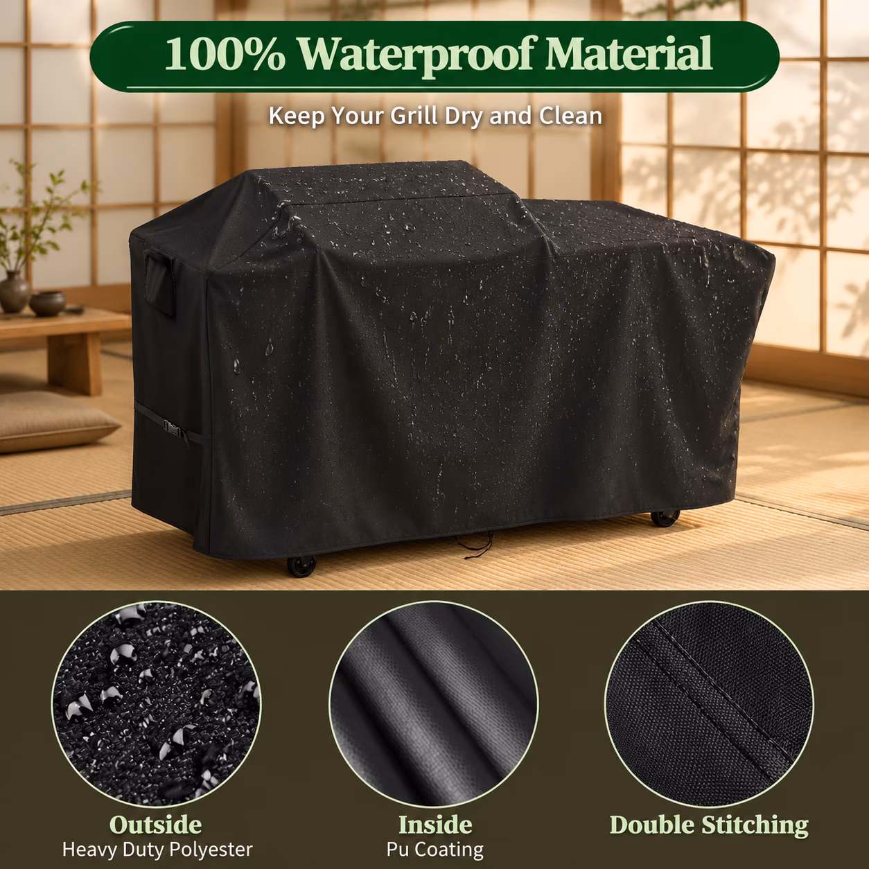 Grill Cover For Blackstone 22" Xl Griddle Pelletbo - Image 3