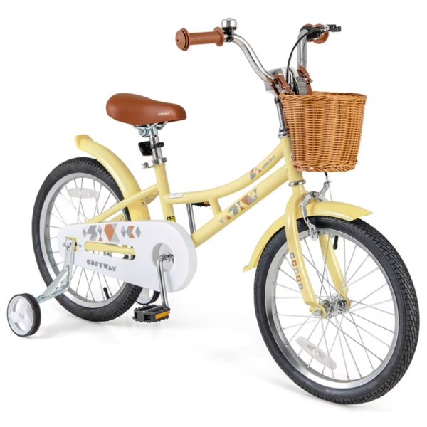 GVN Toddler Bike, Balance Bike,18 Inch Kids Bike Adjustable Bicycle with Reflectors and Bell for Children 4-8 Years Old-18 inches