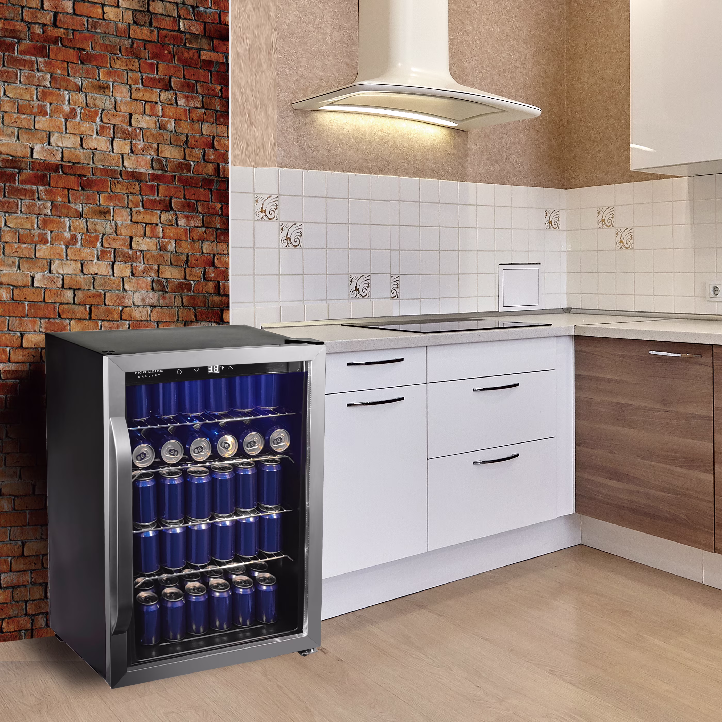 Hamilton Beach 22 Bottle Wine Fridge, 2.6 Cu. ft. Wine Refrigerator with Glass Door and Touch Controls, Black - Image 2