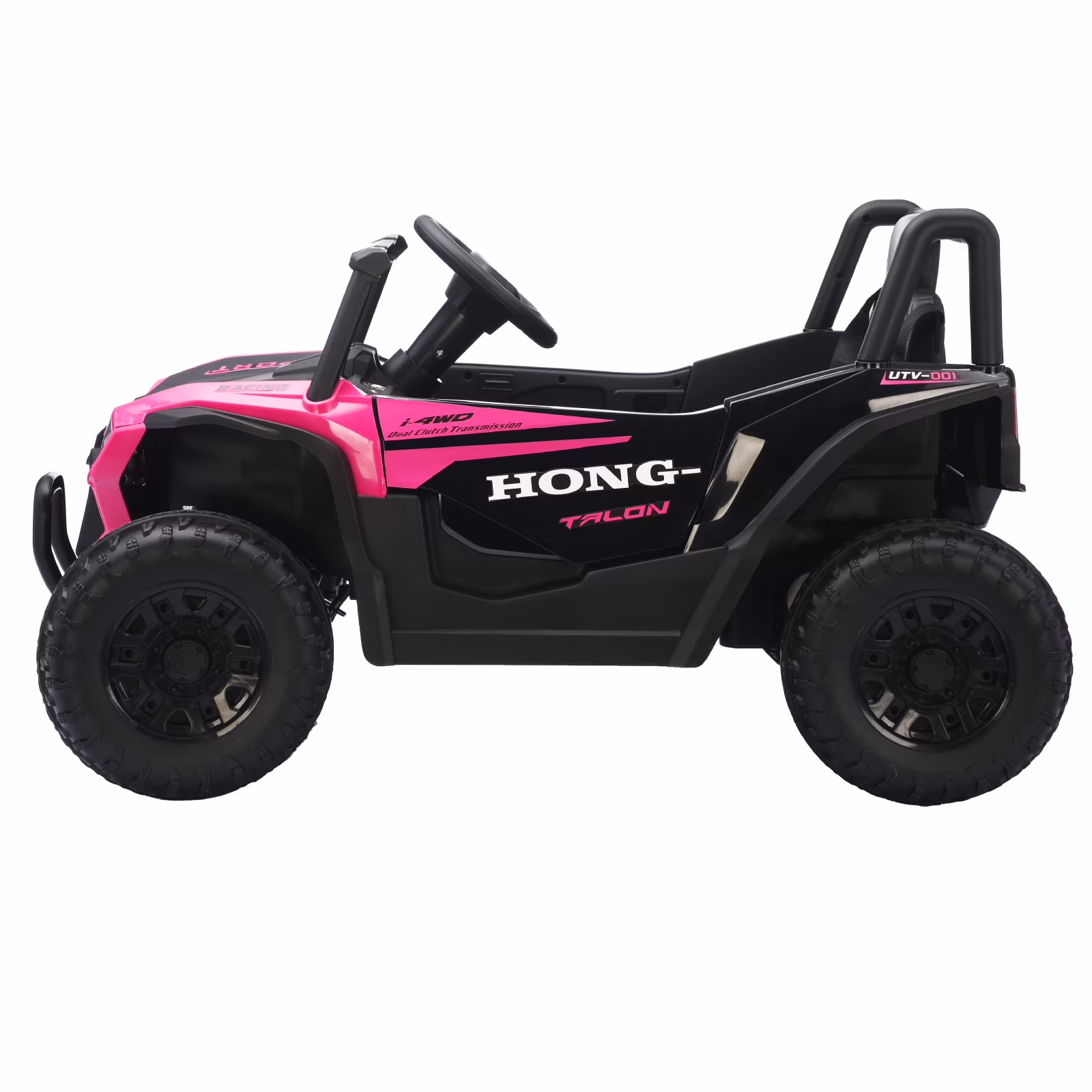 HEIMILI 12V Kids Ride On UTV,Ride on Car Toy w/Remote Control,Electric Off-Road UTV Truck,Remote w/ LED Lights MP&Music Bluetooth USB for Kids,Boys and Girls Aged 3-6 Years (Pink) - Image 5