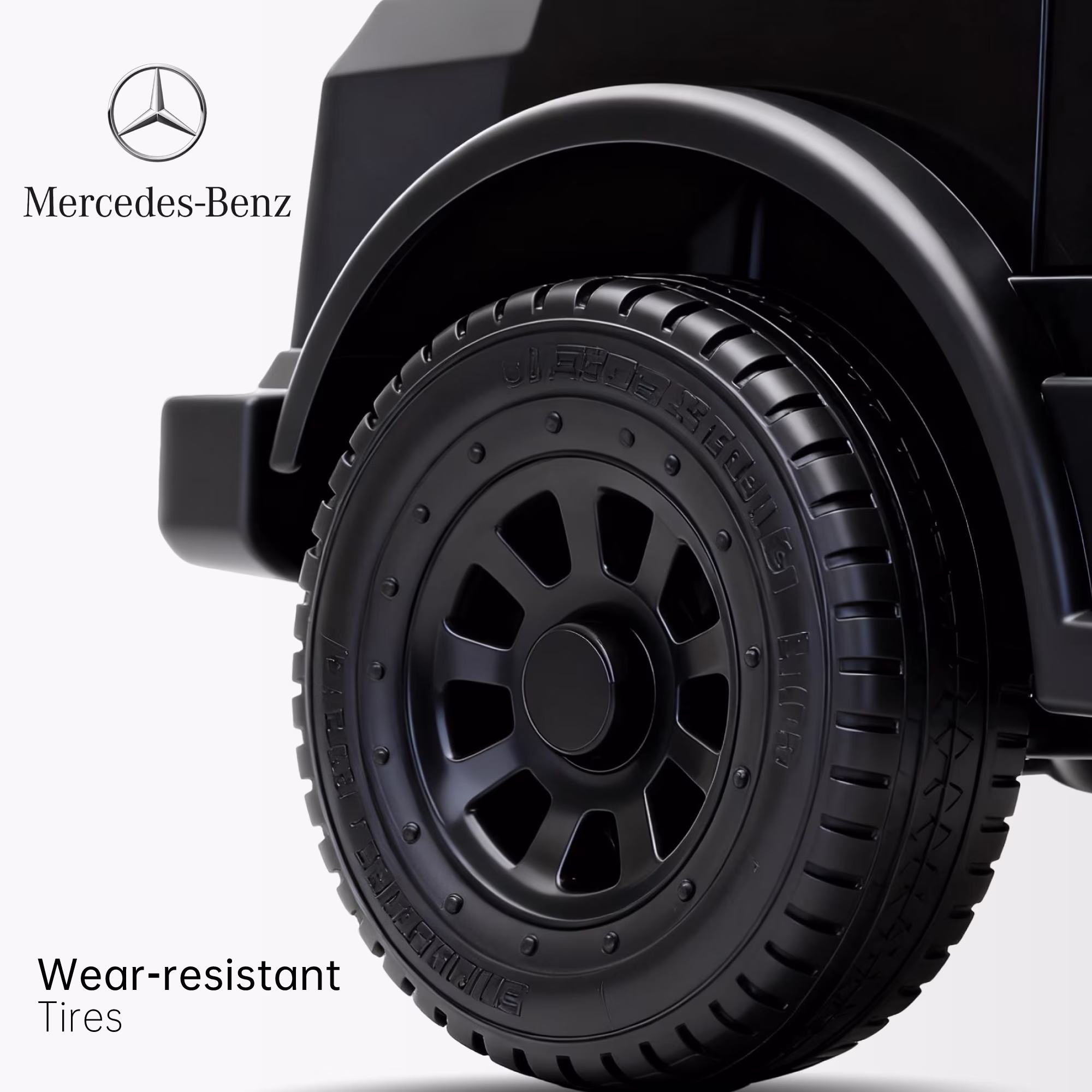 HEIMILI 12V Ride on Toys Electric Car,Licensed Mercedes-Benz Unimog w/Parent Remote Control,Age for 1-4 Boys,Girls,Kids,Black - Image 5