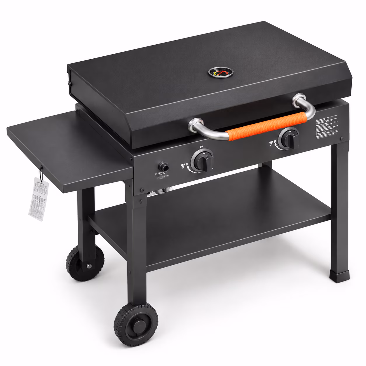 Hinged Lid for 28 Inch Griddle, Hard Cover with Brackets for Blackstone Grills 1517 1853 1605 1856