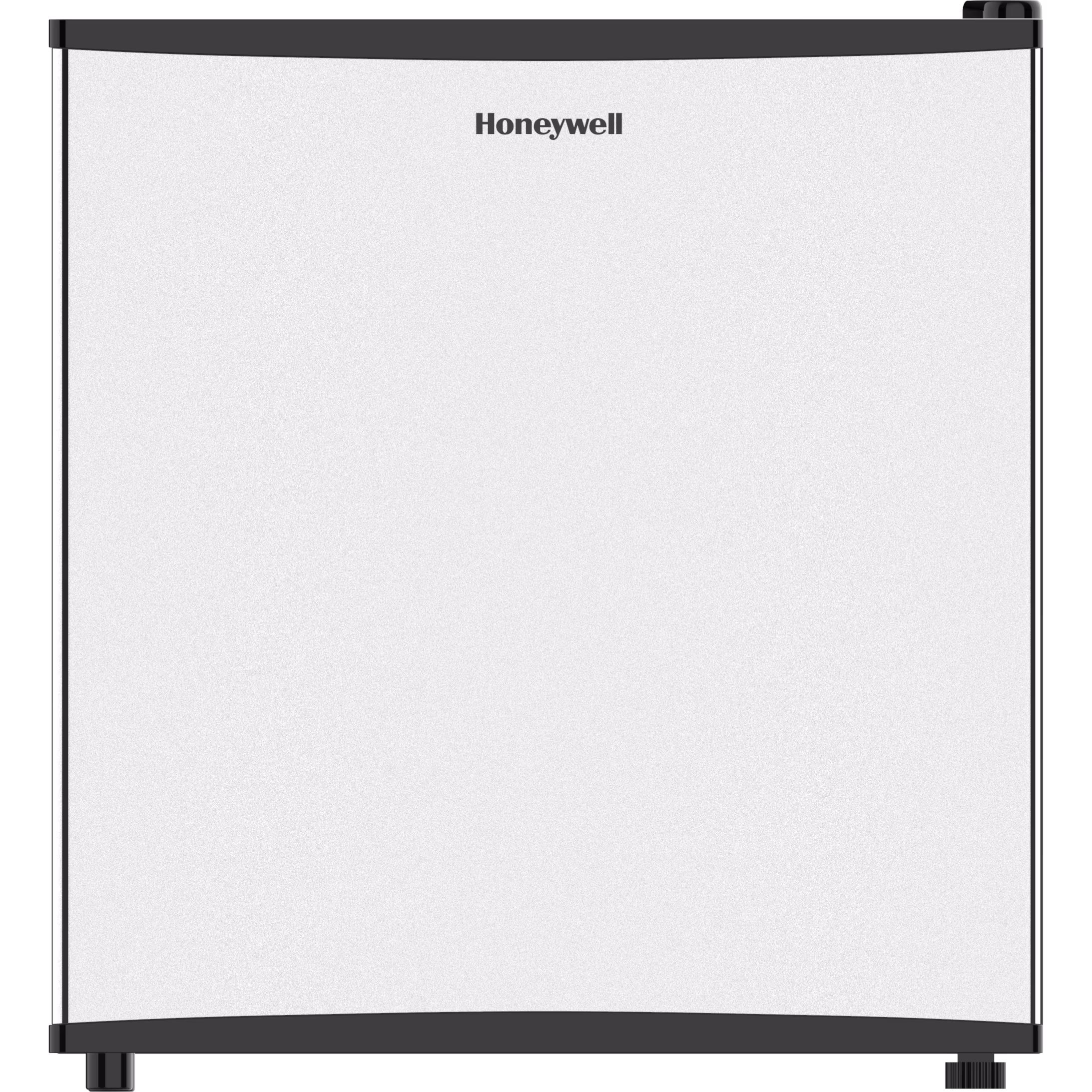 Honeywell Compact Refrigerator 1.6 Cu Ft Mini Fridge with Freezer, Single Door, Low noise, for Bedroom, Office, Dorm with Adjustable Temperature Settings, Stainless Steel