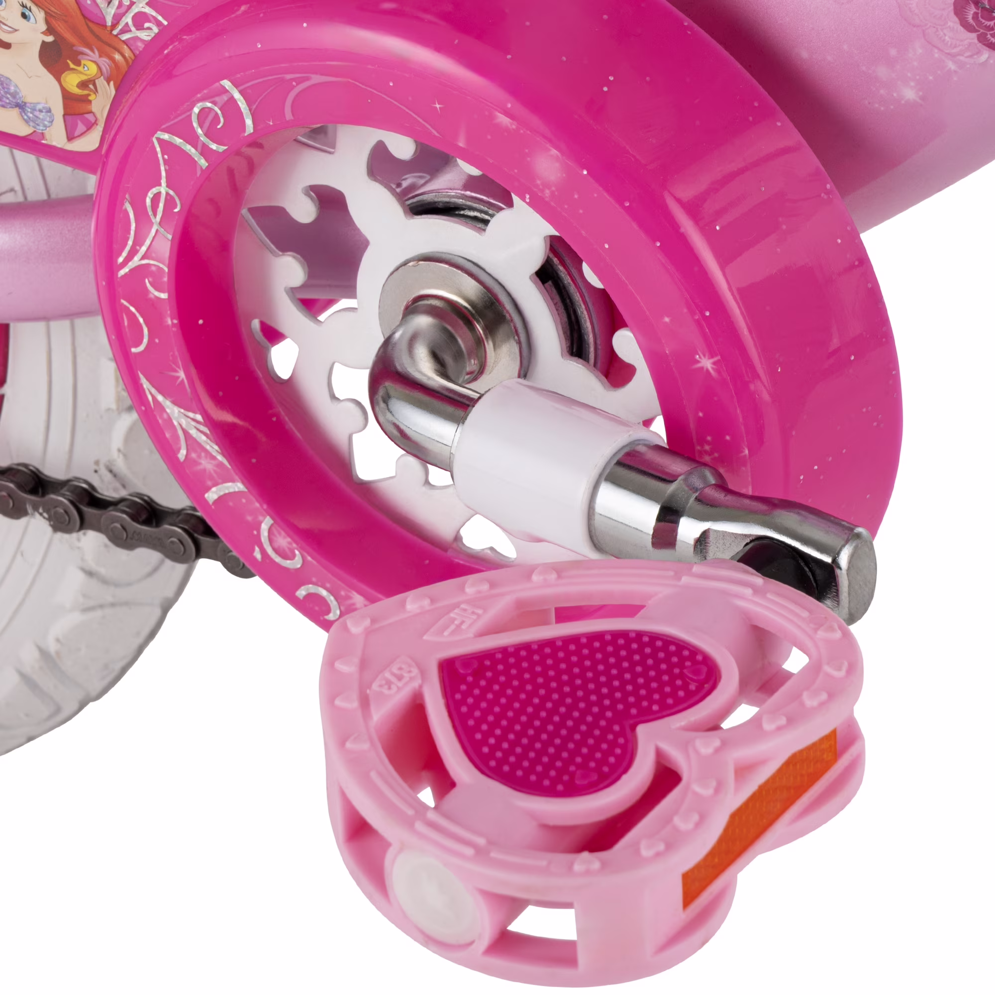 Huffy 12" Disney Princess Kids' Bike, Fits Riders 37" - 42", Pink, Youth, Girl's - Image 2