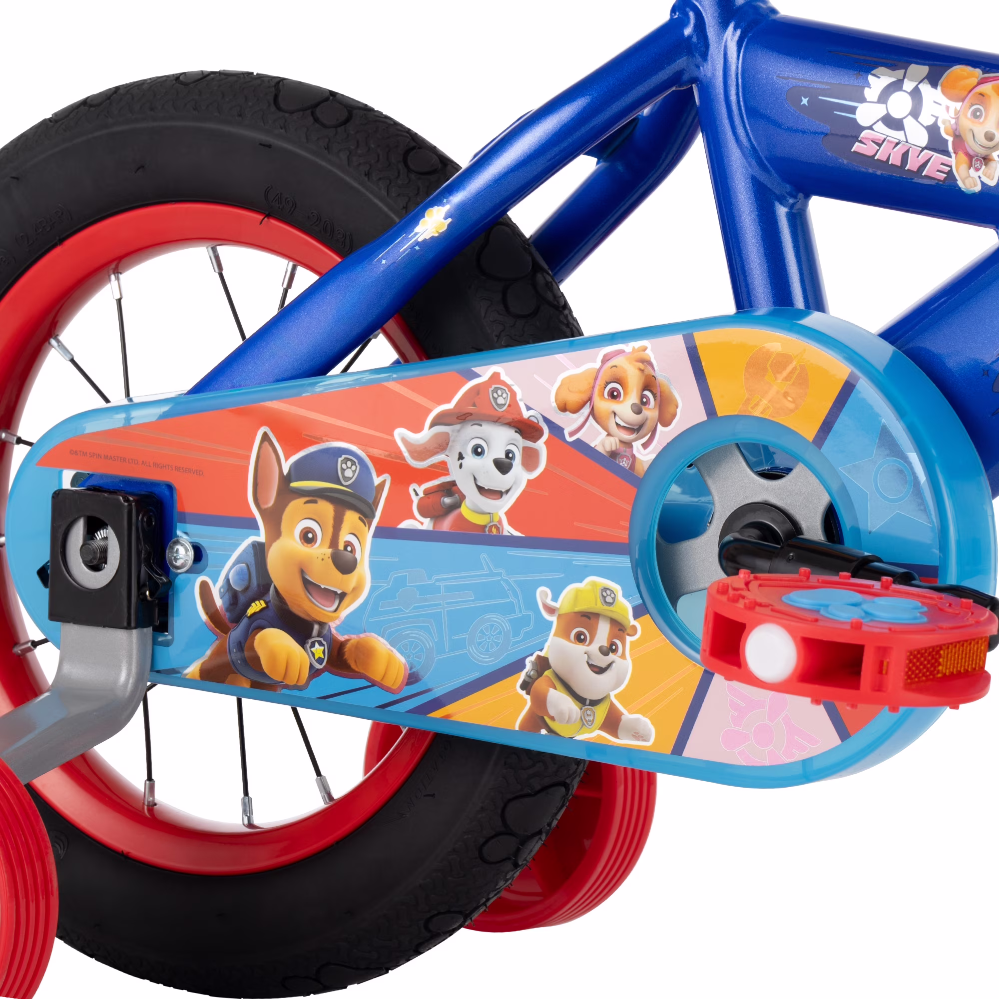 Huffy 12" Paw Patrol Kids' Bike, Fits Riders 37" - 42", Blue, Youth, Boy's - Image 3
