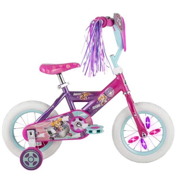 Huffy 12" Paw Patrol Kids' Bike, Fits Riders 37" - 42", Pink, Youth, Girl's