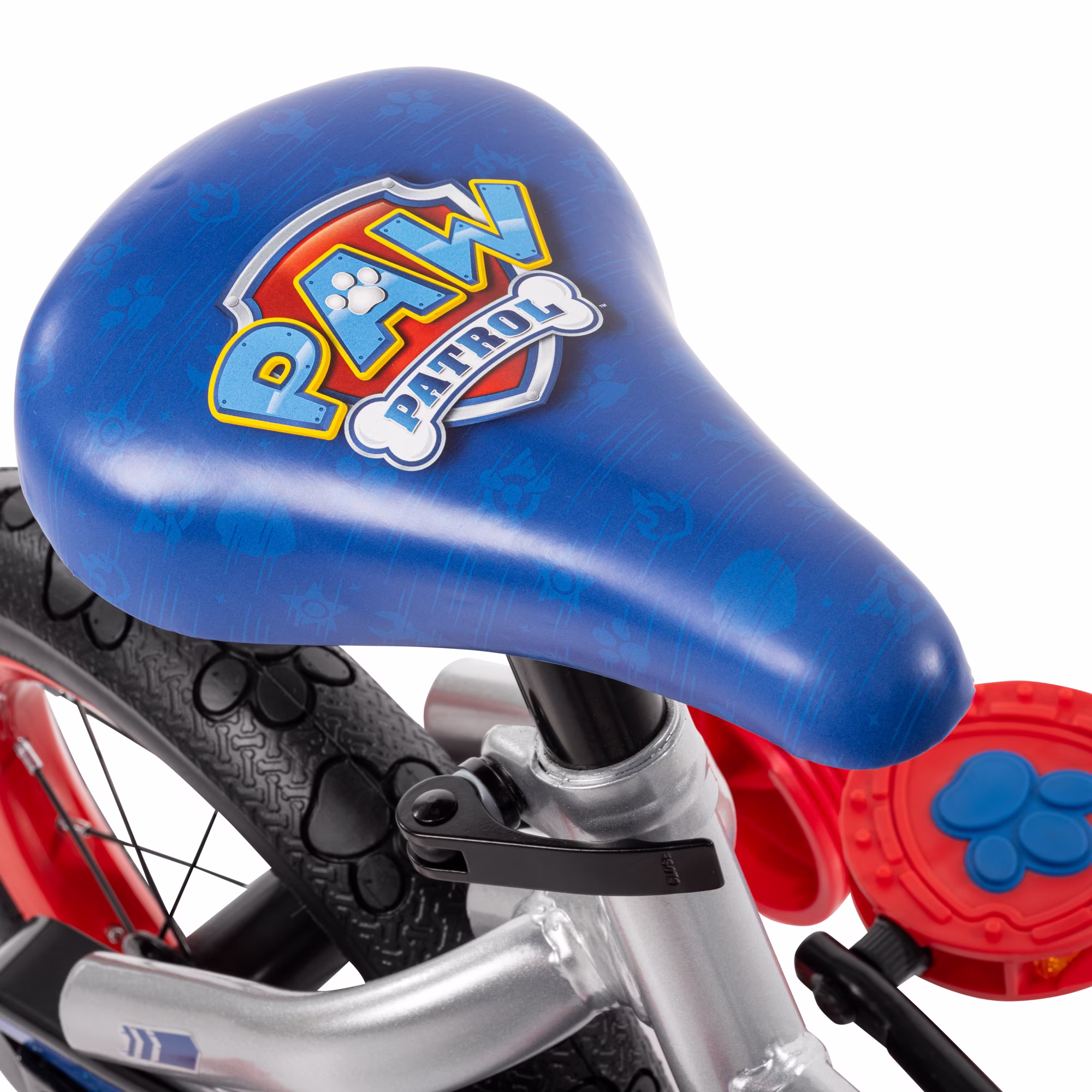 Huffy 12” PAW Patrol Kids’ Bike, Fits Riders 37” - 42”, Silver, Youth, Boy’s - Image 2