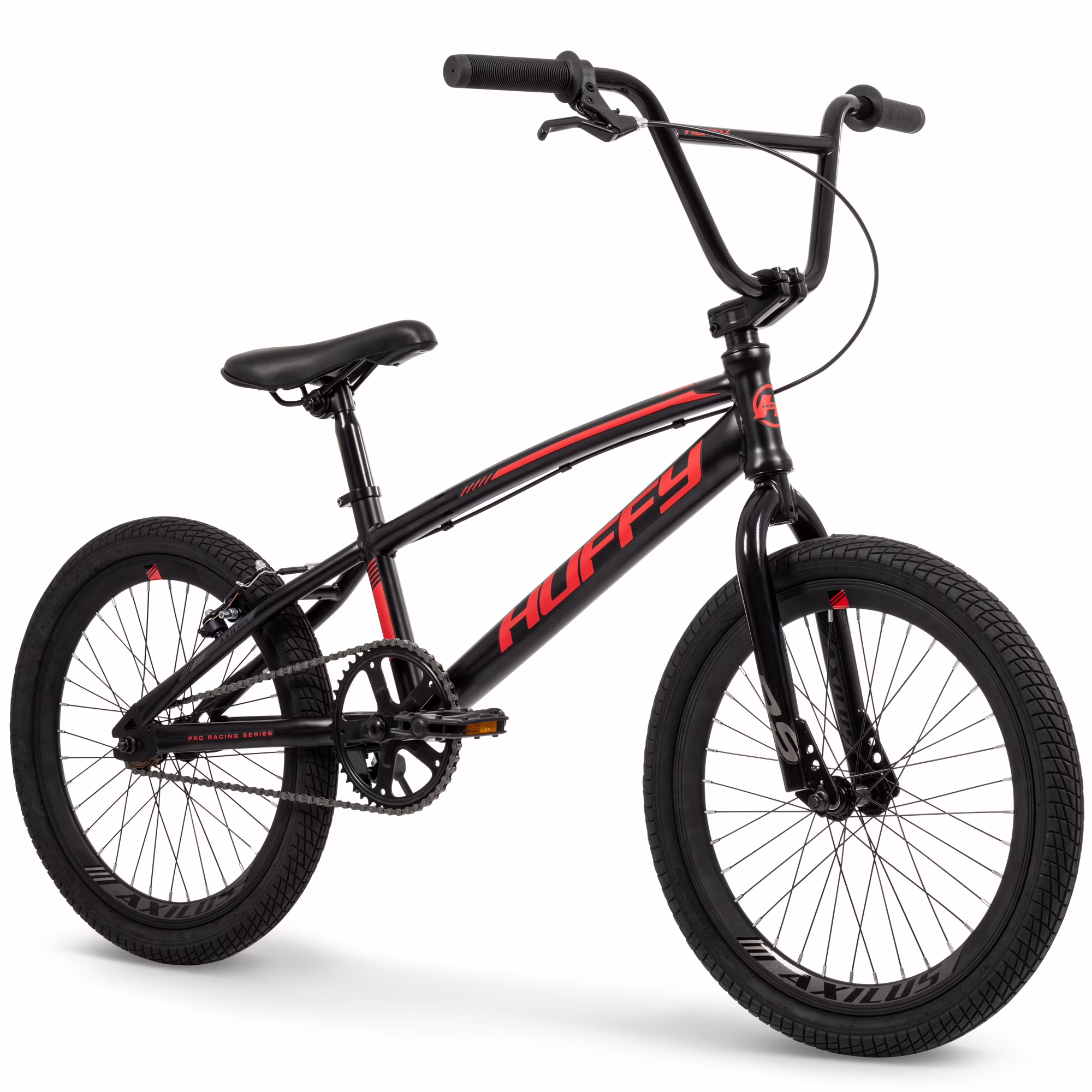 Huffy 20” Axilus BMX Race Bike, Kids/Teens, Matte Black, Unisex - Image 3
