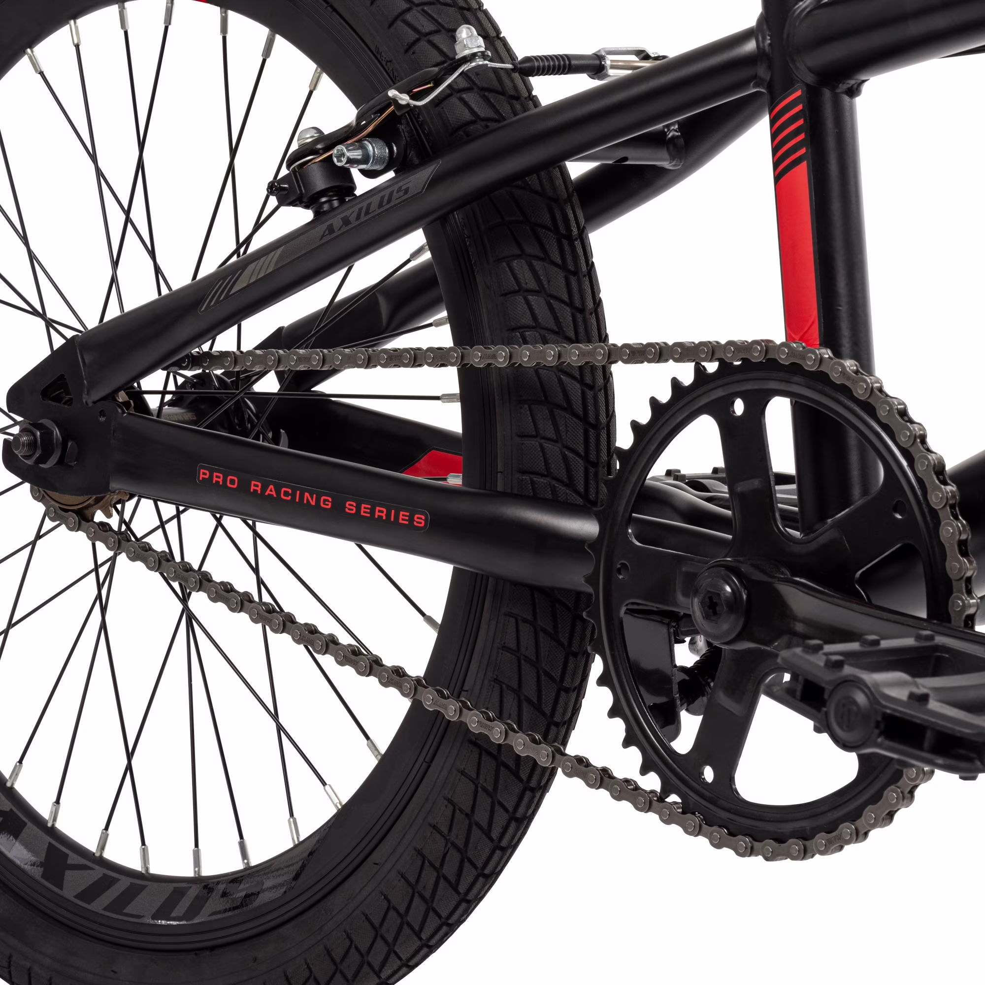 Huffy 20” Axilus BMX Race Bike, Kids/Teens, Matte Black, Unisex - Image 2