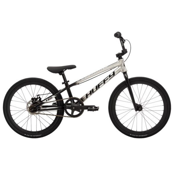 Huffy 20" Pro Lightning Expert BMX Race Bike with Aluminum Frame, Fits Riders 54" - 60", Nickel