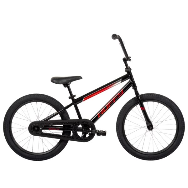 Huffy 20" Rock It Boys’ Kids’ Bike, Fits Riders 44”-56”, EZ Build, Black