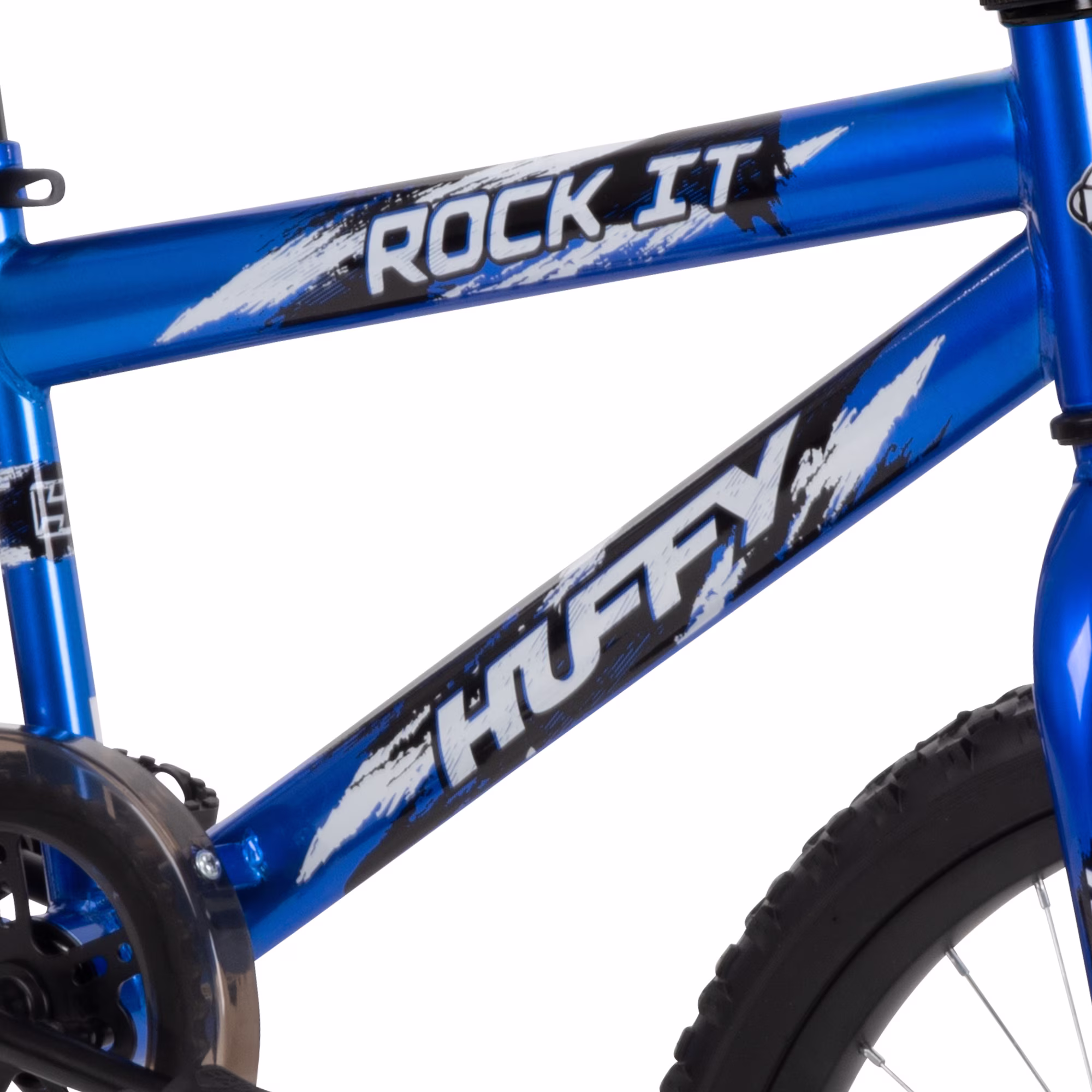 Huffy 20" Rock It Kids' Bike, Fits Riders 44"-56", Blue, Youth, Boys - Image 4
