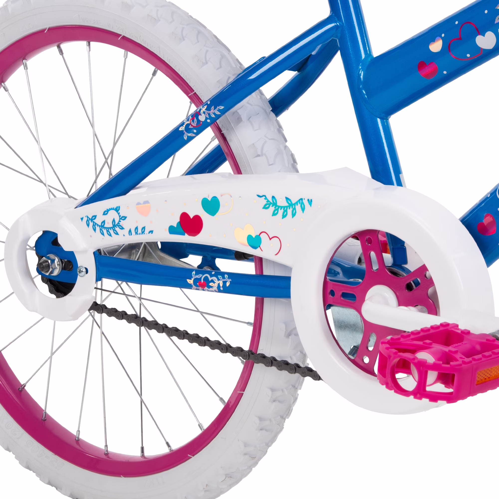 Huffy 20" Sea Star Kids' Bike, Fits Riders 44" - 56", Blue/Pink, Youth, Girls - Image 5