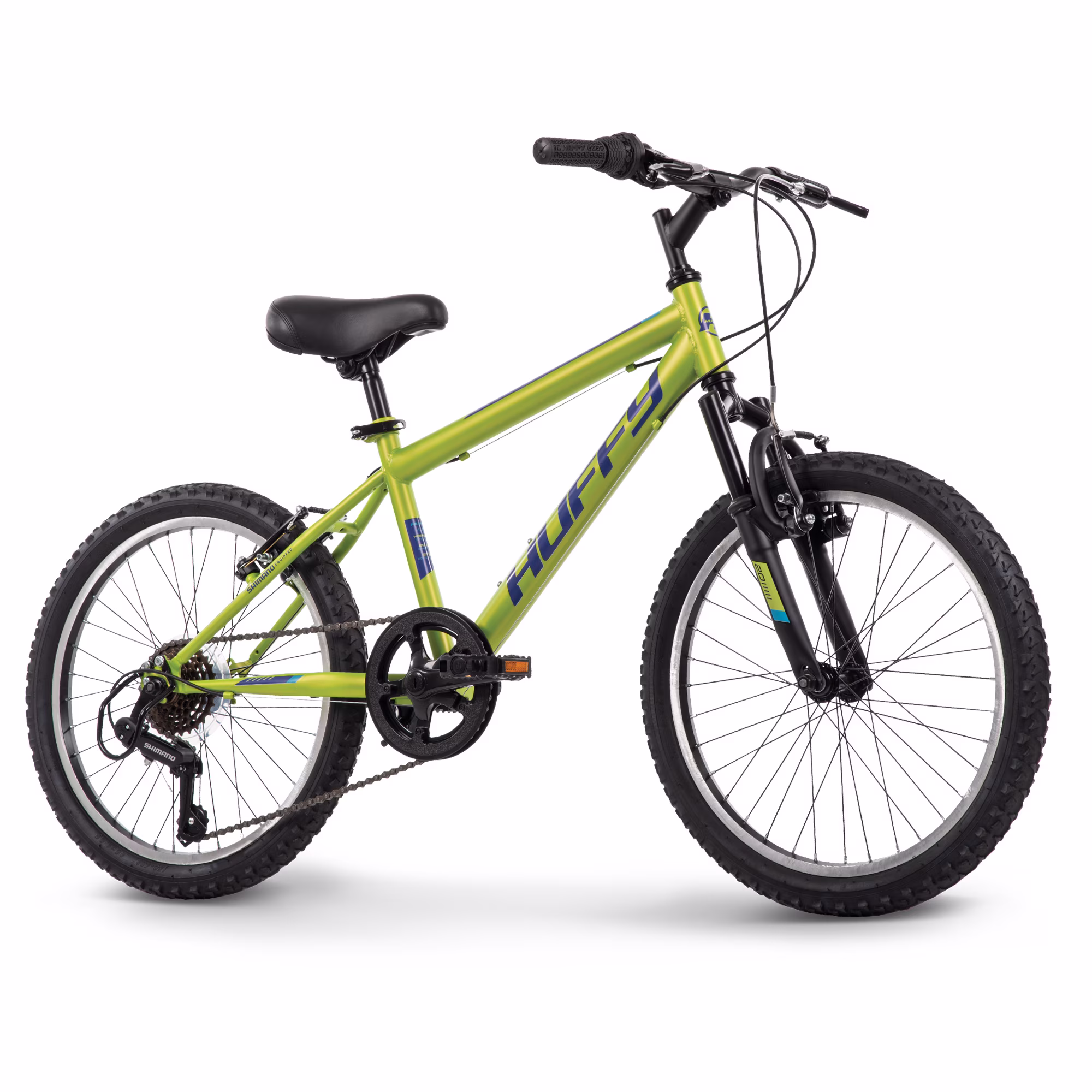 Huffy 20" Stone Mountain Bike, Fits Riders 44"-56", Lime, Kids, Boys - Image 5