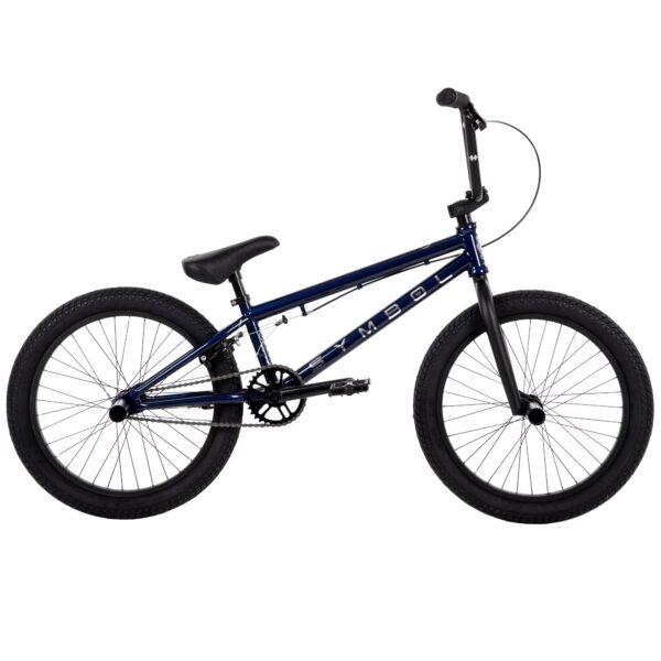 Huffy 20” Symbol BMX Freestyle Bike, Fits Riders 44”, Navy, Kids/Teen, Unisex