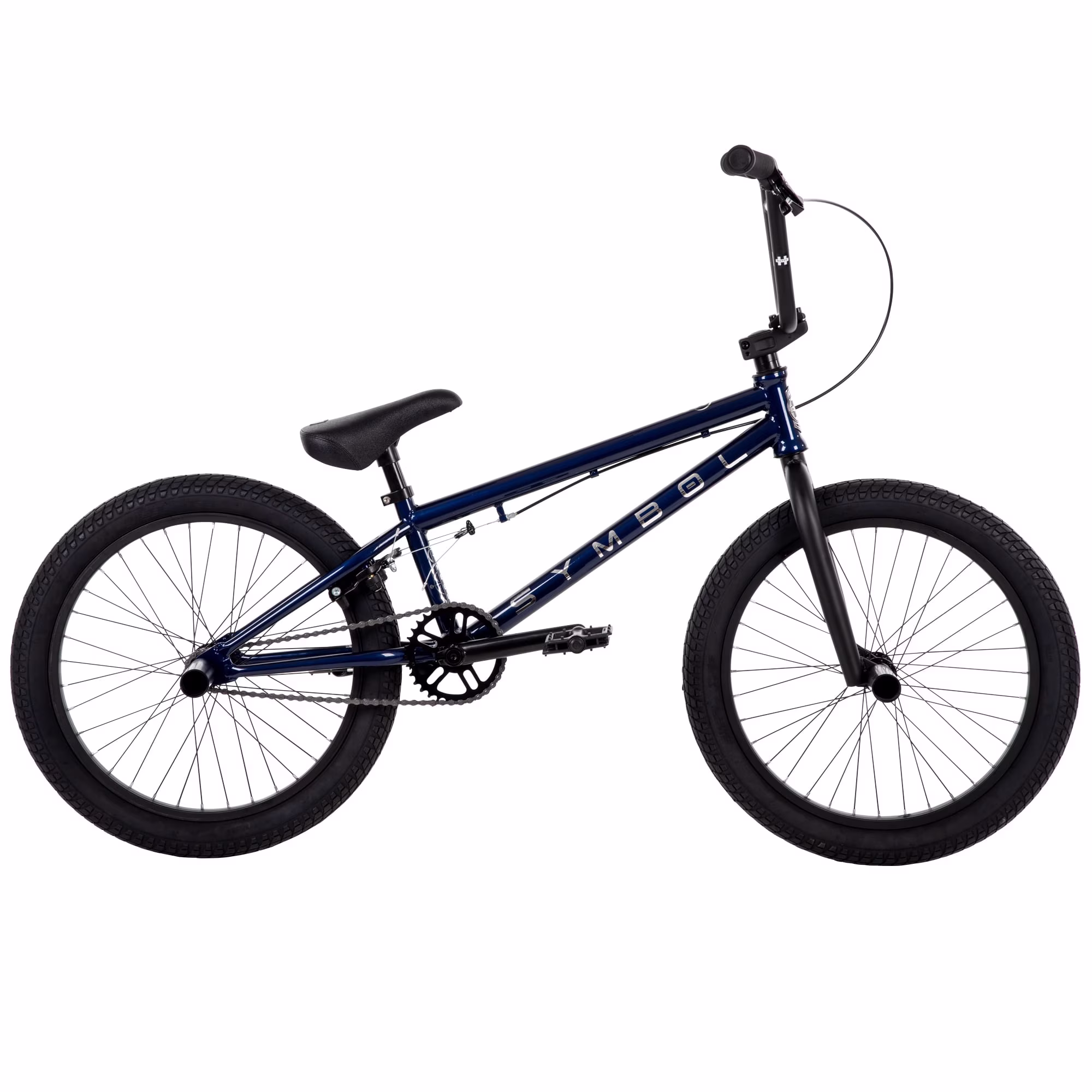 Huffy 20” Symbol BMX Freestyle Bike, Fits Riders 44”, Navy, Kids/Teen, Unisex
