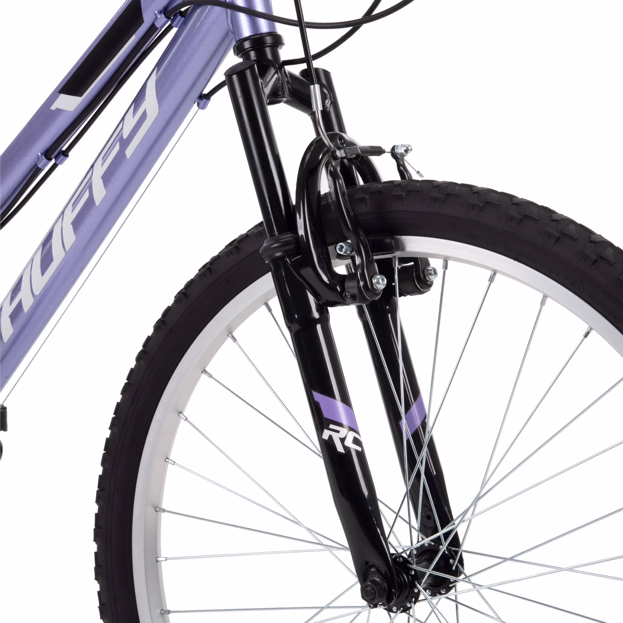 Huffy 24" Rock Creek Mountain Bike, Fits Riders 58” - 70”, Purple, Adult, Women's - Image 3