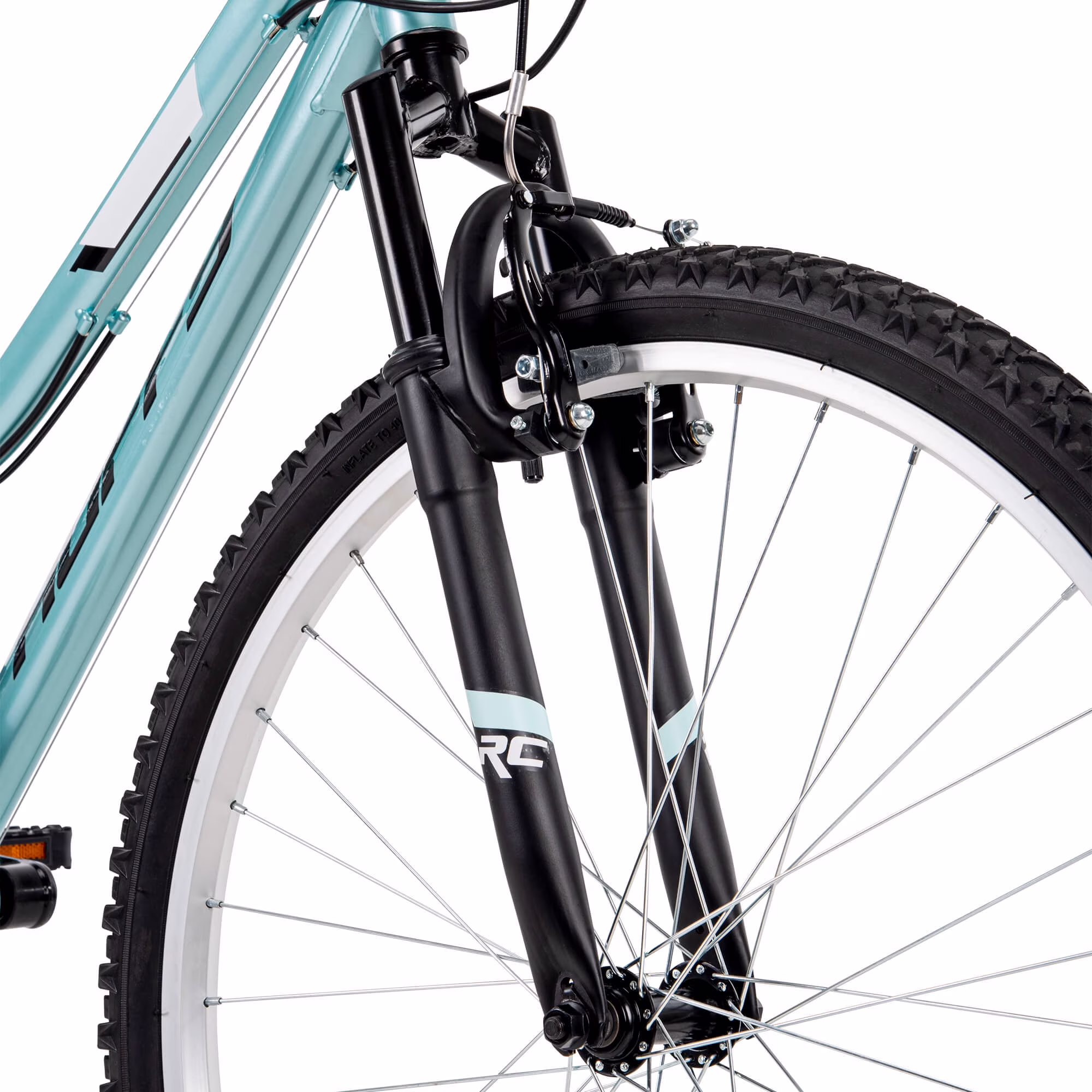 Huffy 26" Rock Creek Mountain Bike, Fits Riders 60"+, Teal, Adult, Women's - Image 2