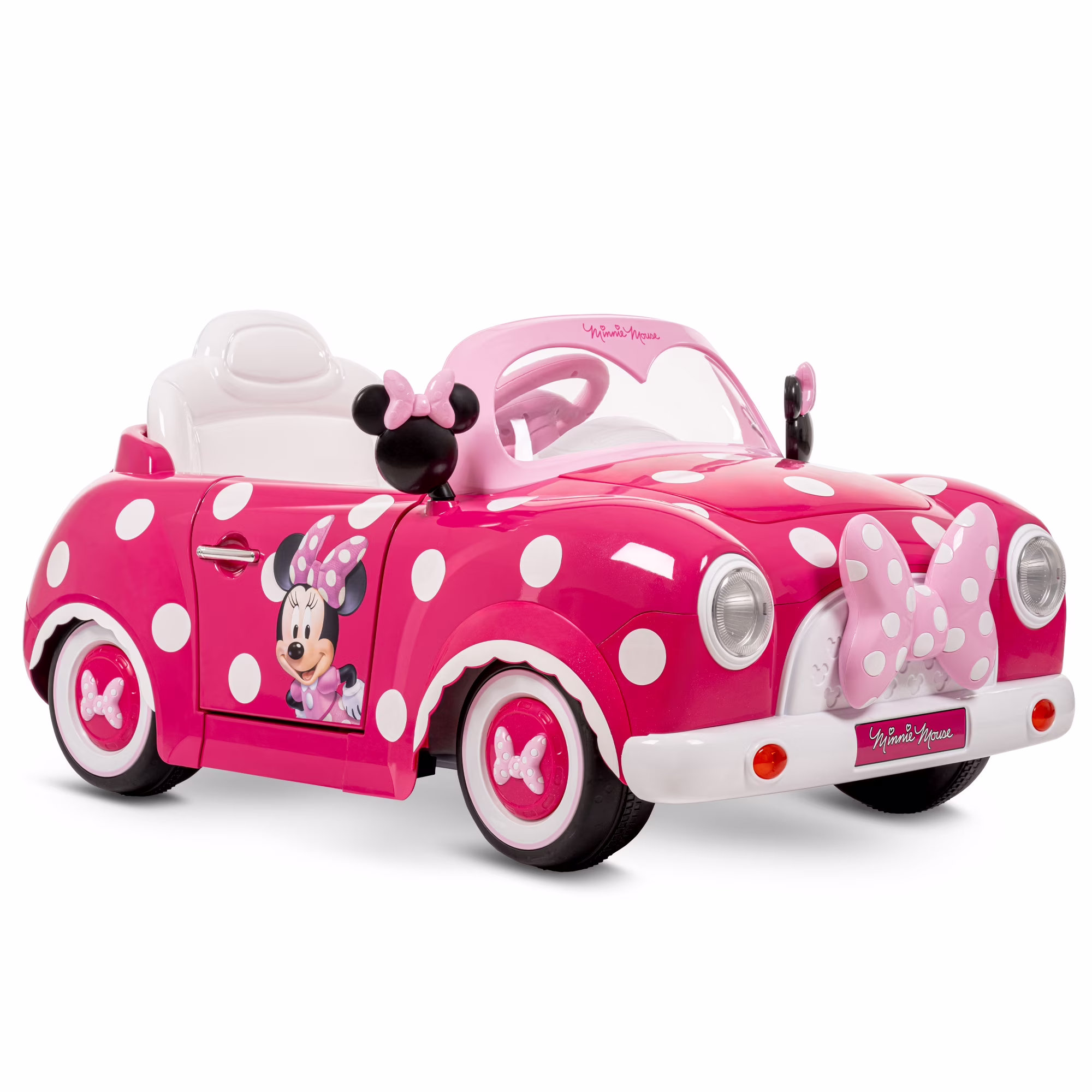 Huffy 6V Disney Minnie Mouse Convertible Ride-On Car with Remote Control, Ages 3-7, Kids, Pink - Image 5