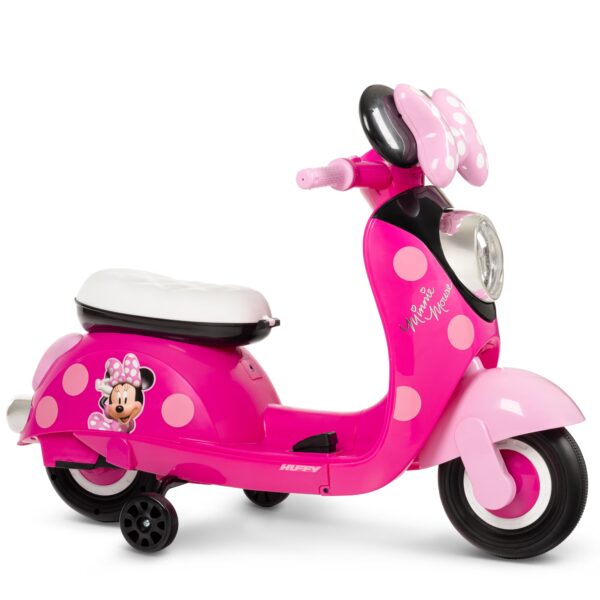 Huffy 6V Disney Minnie Mouse Euro Scooter Ride-On with Lights and Sounds, Ages 3