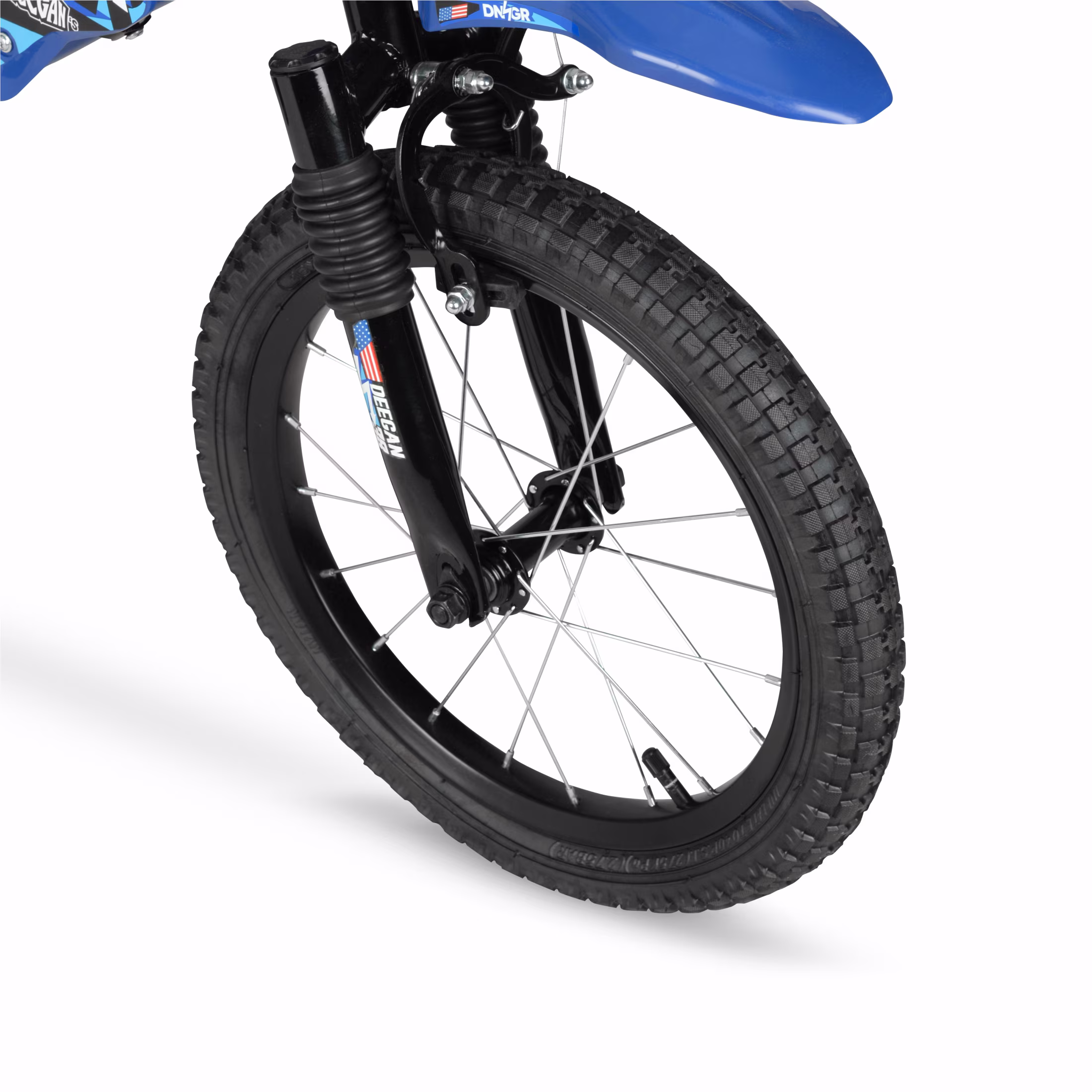 Hyper Bicycles 16" 'Danger Boy' Deegan Moto Bike, Children Ages 5-7, Blue - Image 3