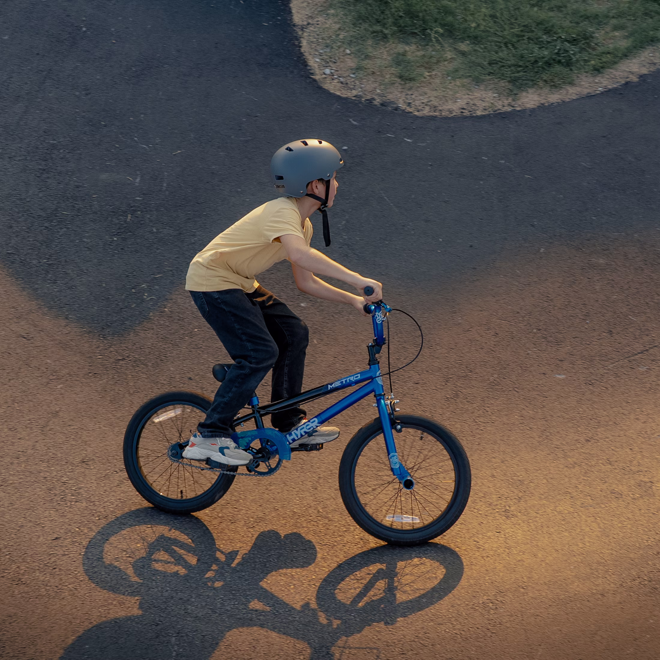 Hyper Bicycles 18" Metro BMX Bike, Blue - Image 3