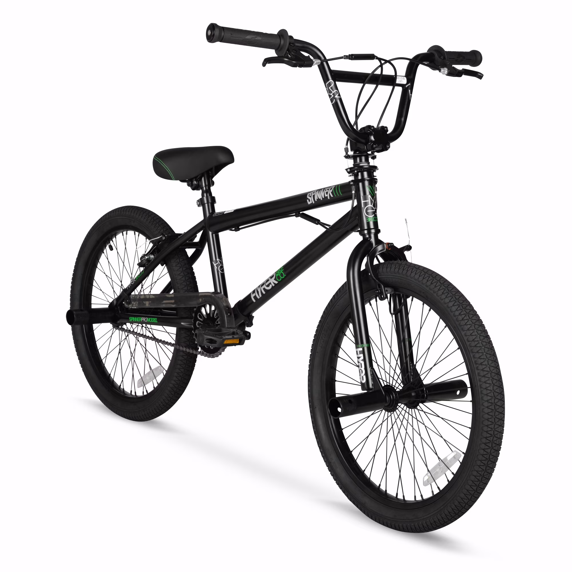 Hyper Bicycles 20" Boy's Spinner BMX Bike, Children Ages 8-13, Matte Black - Image 4