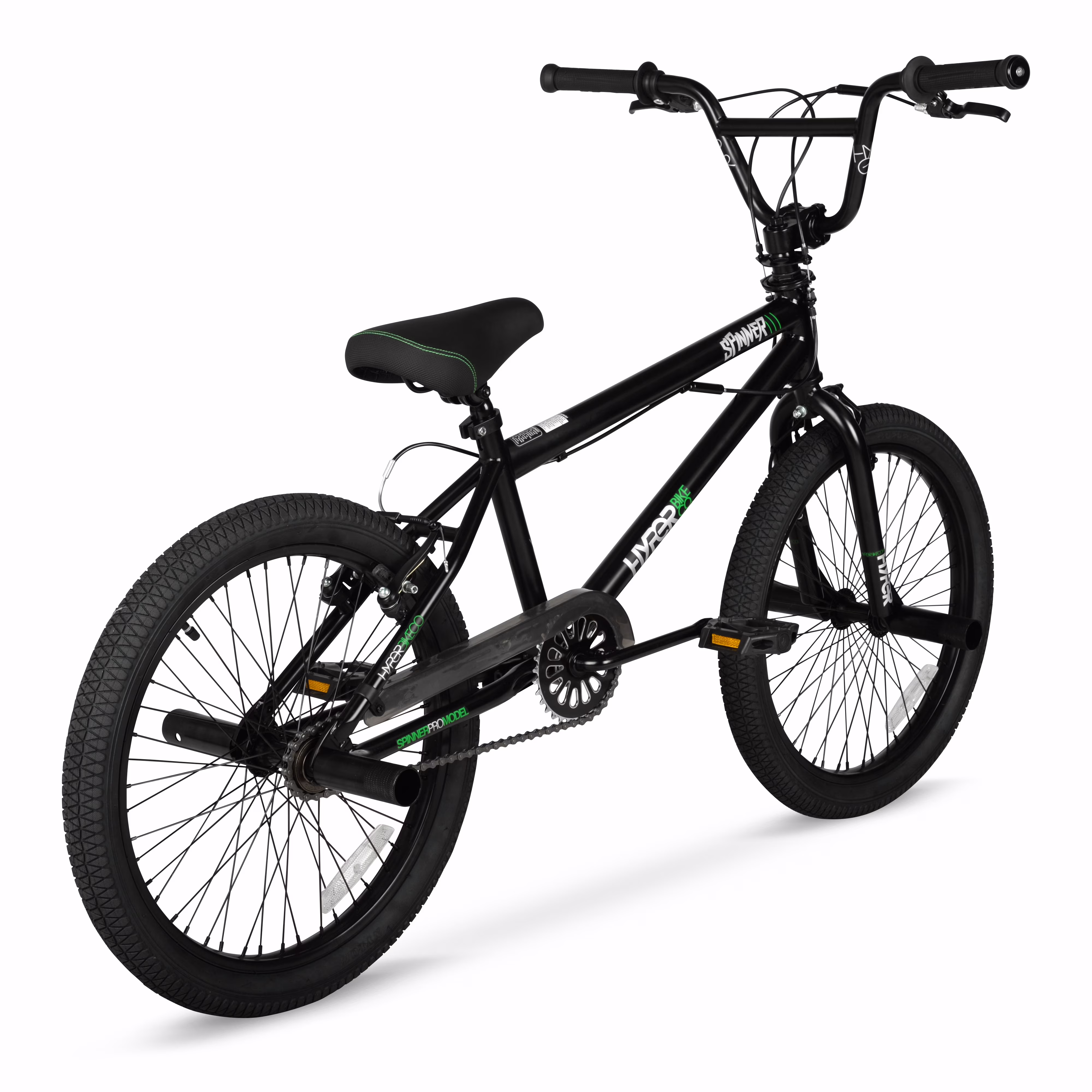Hyper Bicycles 20" Boy's Spinner BMX Bike, Children Ages 8-13, Matte Black - Image 5