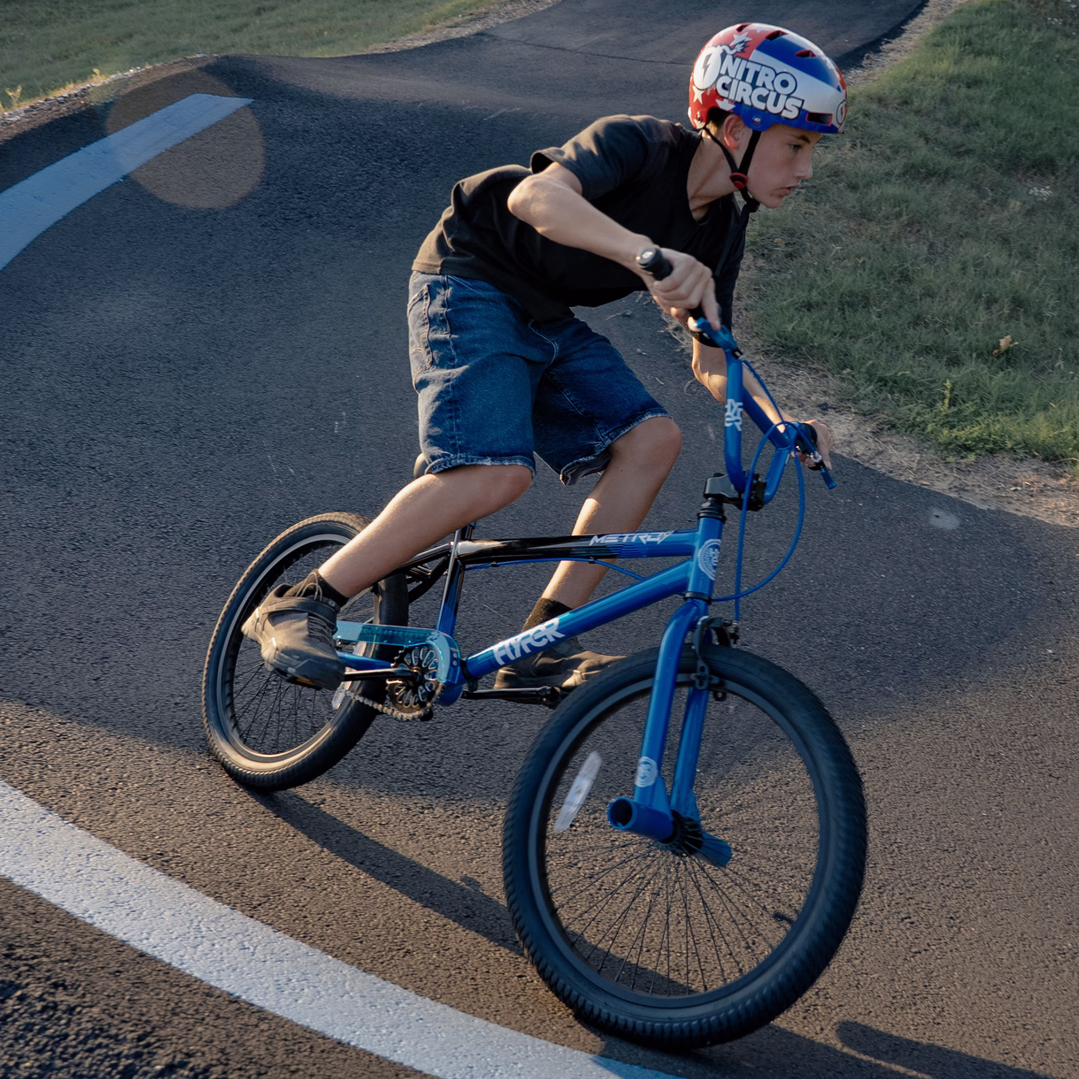Hyper Bicycles 20” Metro BMX Bike, Blue - Image 2