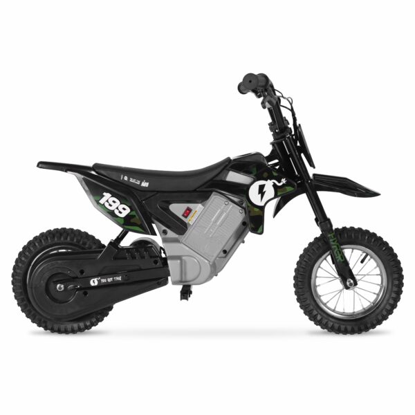 Hyper Toy Company, HPR350 24V Nitro Circus Electric Dirt Bike, Children Ages 13+, up to 14 MPH, Camo