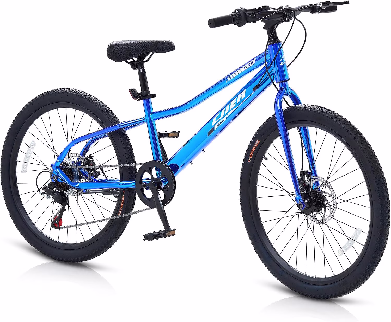 ICEELF 20 inch Kids Mountain Bike, 7-Speed Bicycle for Boys & Girls Ages 6-11, Carbon Steel Frame, Dual Disc Brakes, Multi Color - Image 5