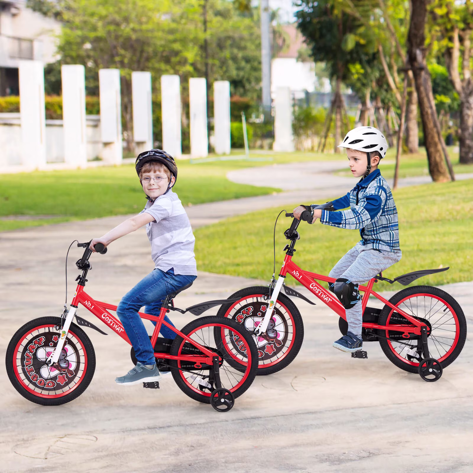 Infans 18" Kid’s Bike for 4-8 with Height-Adjustable Handlebar & Saddle Handbrake - Image 4
