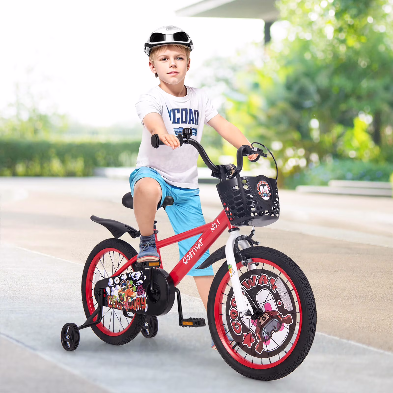 Infans 18" Kid’s Bike for 4-8 with Height-Adjustable Handlebar & Saddle Handbrake - Image 2