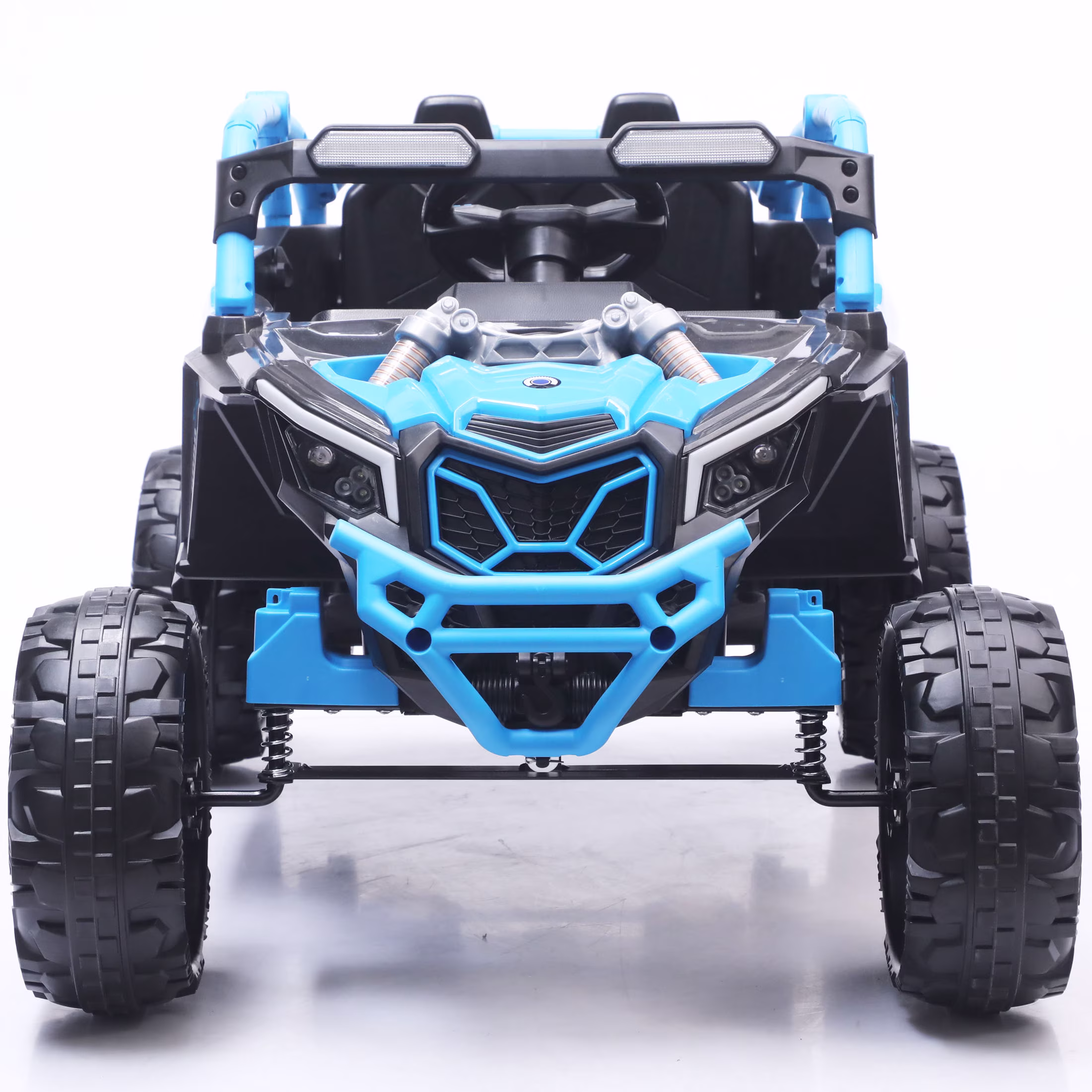 iYofe 24V Ride on Toys for Big Kids, 2 Seater Kids Electric Car W/Parent Remote, 4 Wheeler Suspension, Bluetooth, Music, Led Light, Kids' Electric Vehicles for Girls Boys 4-8, Blue, Battery Powered