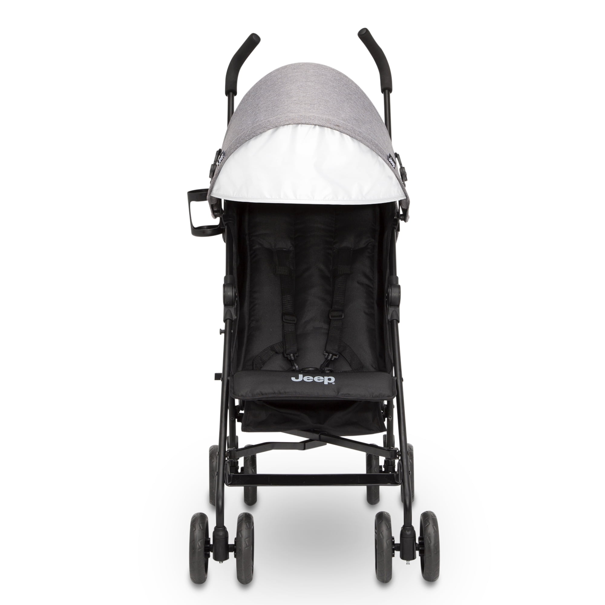 Jeep TurboGlyde Lightweight Stroller by Delta Children, Grey - Image 4