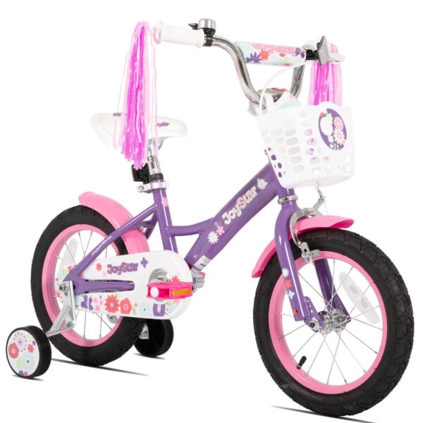 JOYSTAR Little Violet Kids Bike for Girls Ages 2-7 Years, 12 14 16 Inch Girls Bikes with Streamers, Multiple Colors