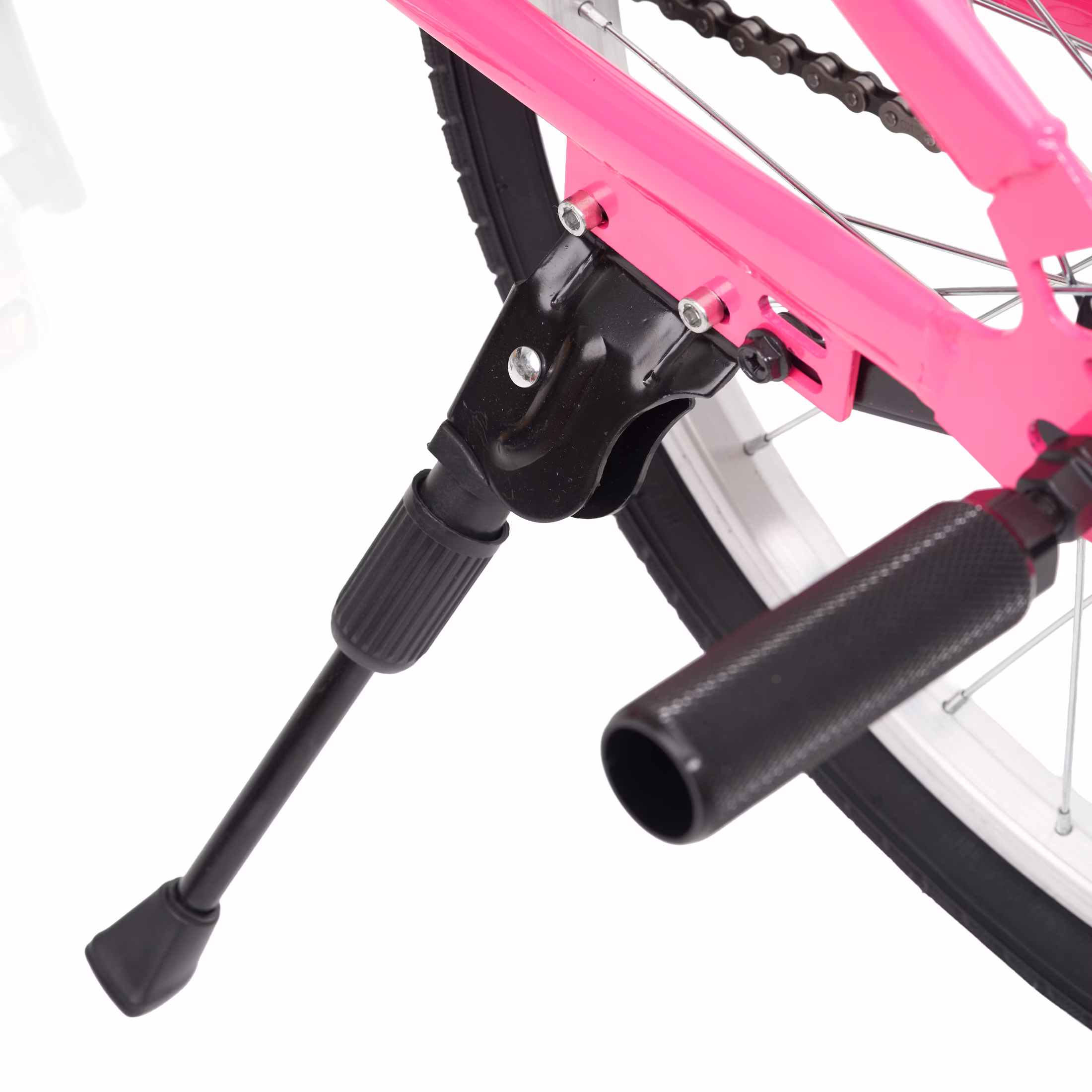 Justice Meta Hyper Shine 20” Deluxe BMX Kids’ Bike with License Plate, Light-Up Rim & Iridescent Pedals - Image 3