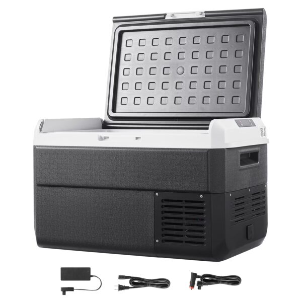 KFFKFF 12 Volt Car Refrigerator, 42.3QT/40L Portable Fridge,Car Freezer Compressor Cooler -4℉~68℉,Freezer Fridge Cooler for RV,Camping