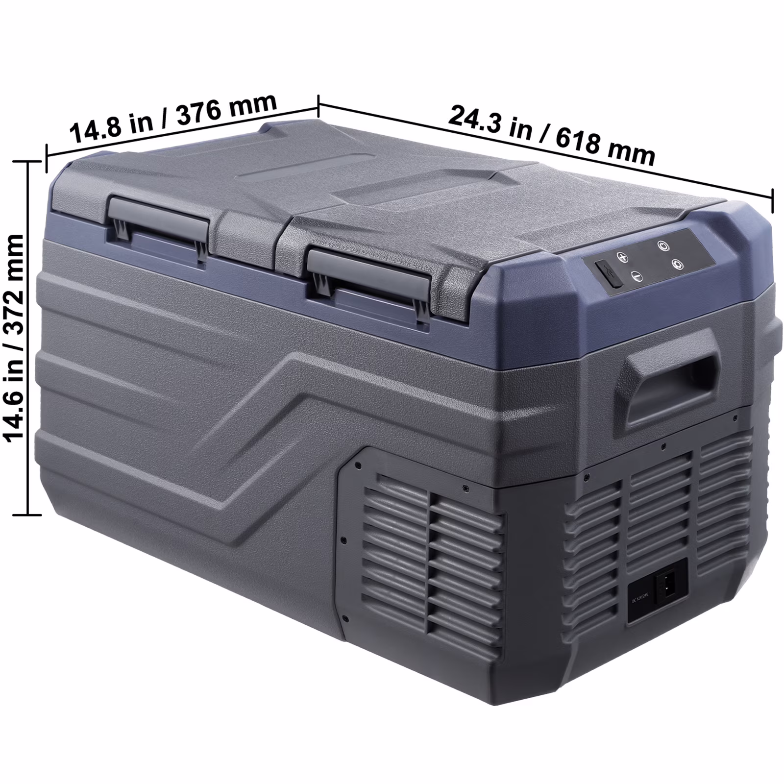 KFFKFF 12V Car Refrigerator, 25QT Electric Cooler DC/AC, -4℉~68℉, Freezer Fridge Cooler APP Control Camping, RV, and Outdoor Use - Image 3