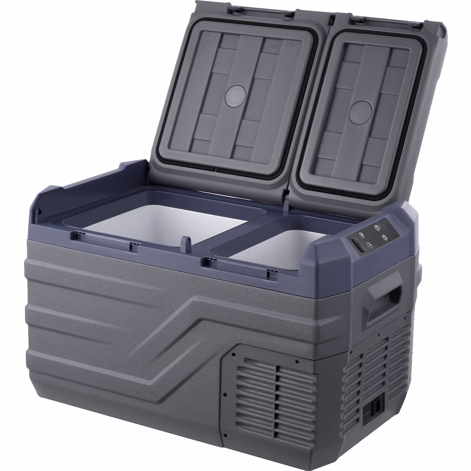 KFFKFF 12V Car Refrigerator, 25QT Electric Cooler DC/AC, -4℉~68℉, Freezer Fridge Cooler APP Control Camping, RV, and Outdoor Use