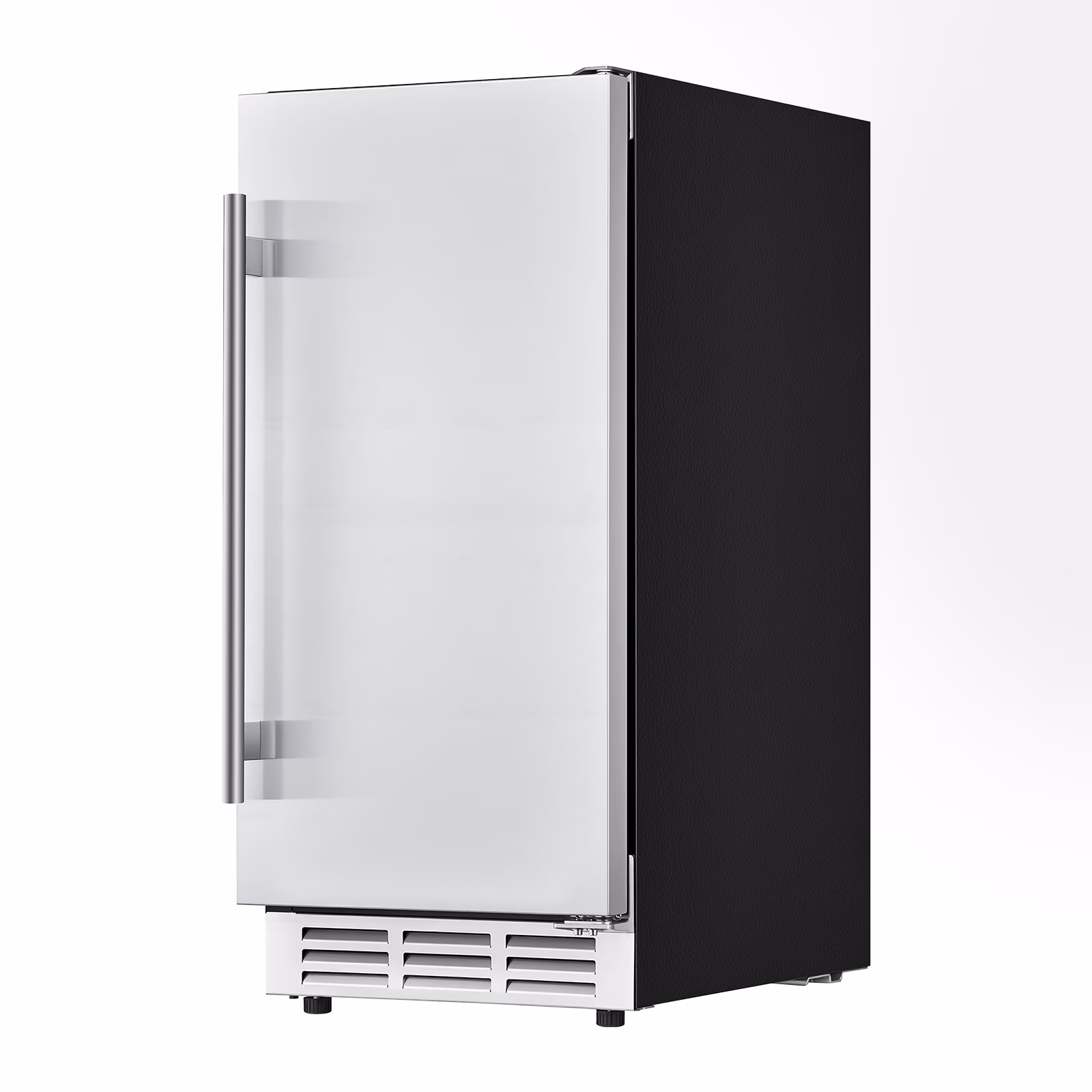 KFFKFF 15-Inch Outdoor Beverage Refrigerator, 3.0 Cu. Ft Capacity, Stainless Steel Door, Holds 94 Cans, Efficient Cooling System, Built-in or Freestanding Design for Home Bar and Patio