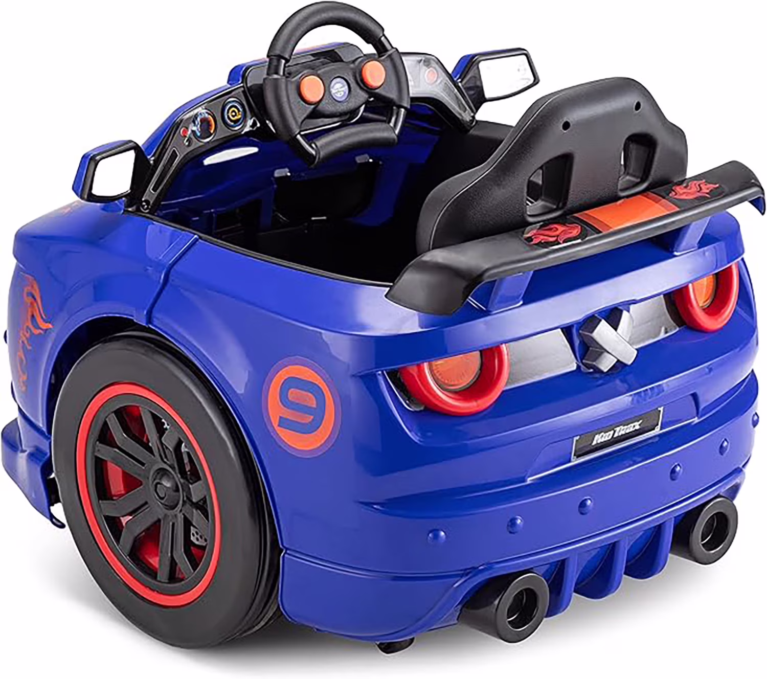 Kid Trax Dizzy Racers 6V Electric Car - Ride On Toy, 360 Spin Feature, Up to 66lbs, Ages 2-5, Blue - Image 3