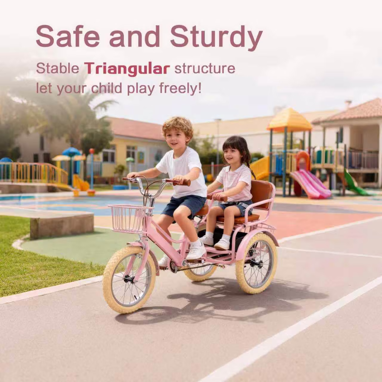 Kids Bike for Girls, Akaber Tricycle for Kids Age 4 - Image 5
