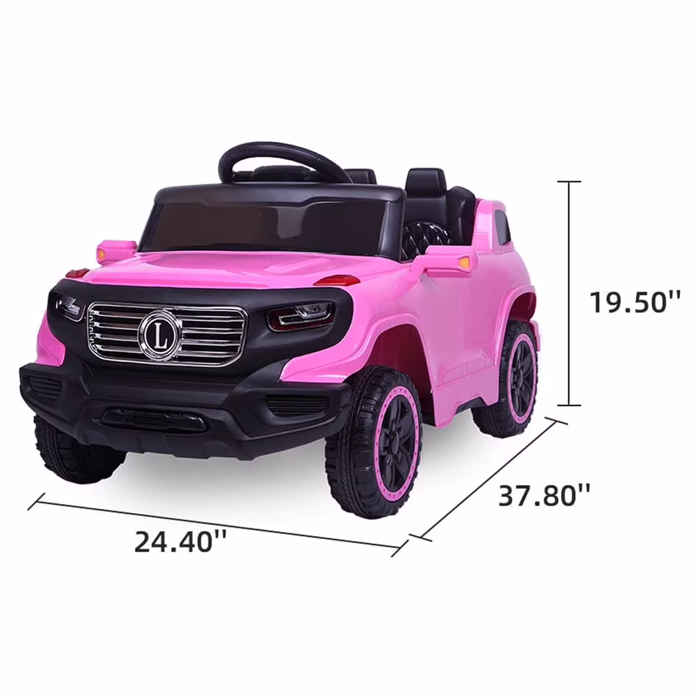 Ktaxon 6V Kids Ride On Car, Powered Electric Car Toys w/Parent Remote Control for Boys Girls, Pink - Image 4